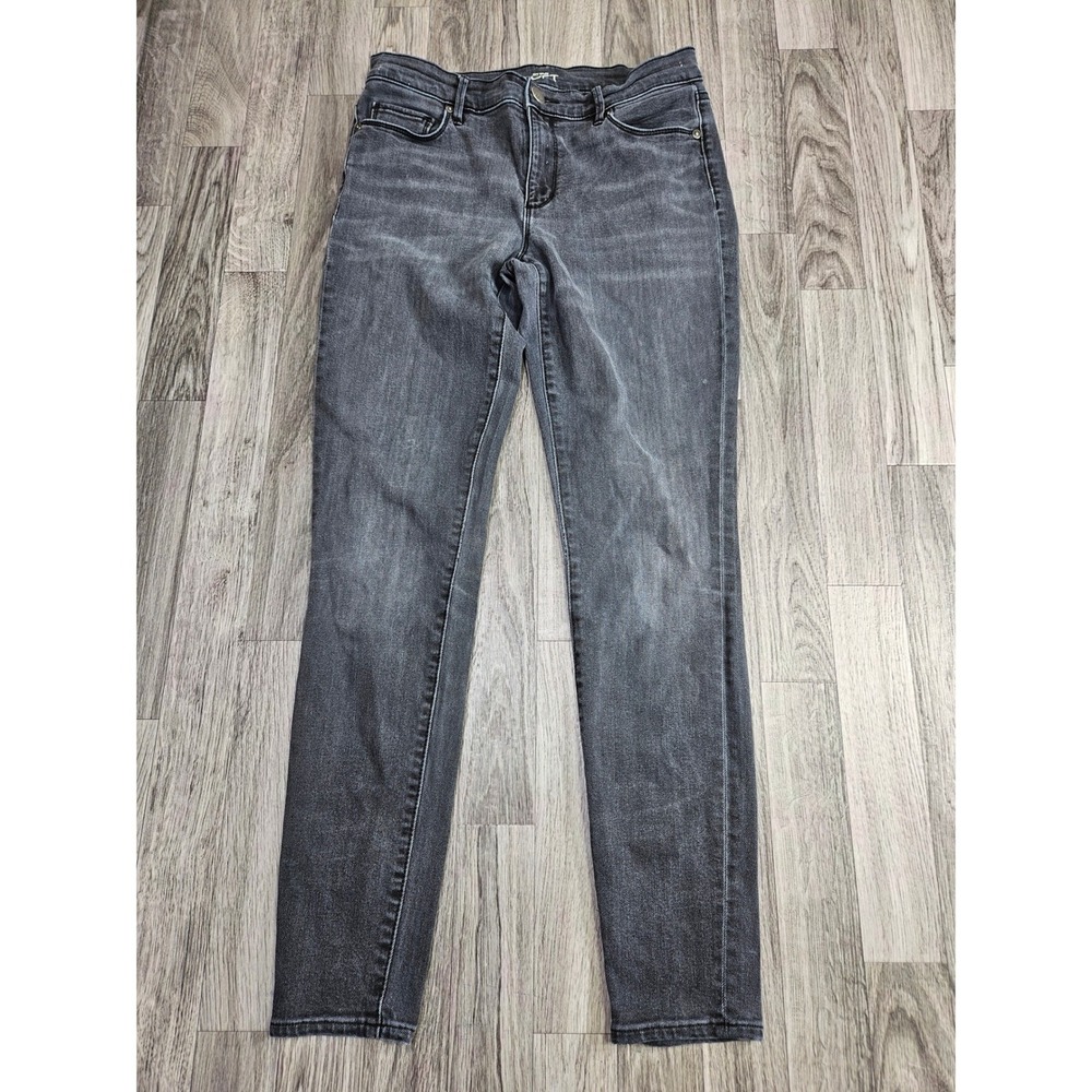 Ann Taylor LOFT Legging Jeans Women 28/6 Gray Skinny Mid Rise Stretch Denim